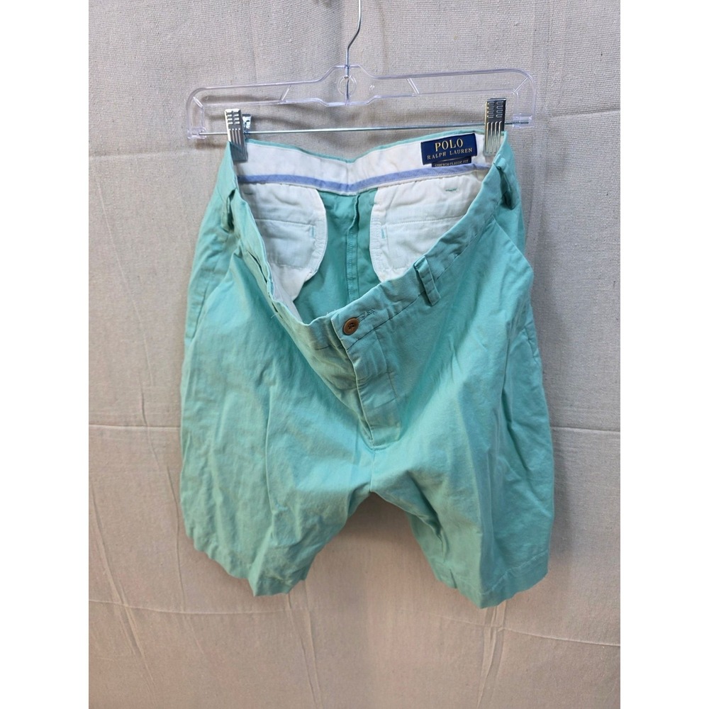 Polo Ralph Lauren Mens‎ 32 Stretch Classic Fit Chino Shorts Seafoam Green Mint